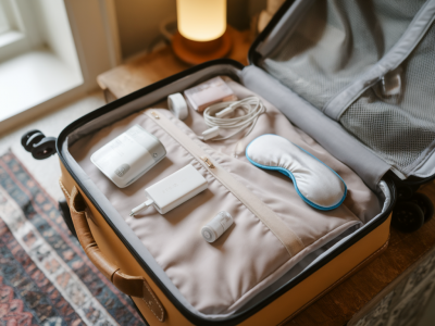 What to pack for a restorative overnight stay at fevershamlodge co: toiletries, tech and sleep kit