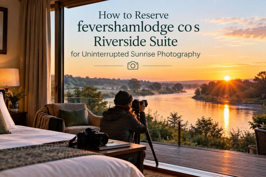 How to reserve fevershamlodge co's riverside suite for uninterrupted sunrise photography