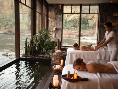 Can i plan a wellness day in york under £75 including spa treatment, riverside lunch and transport