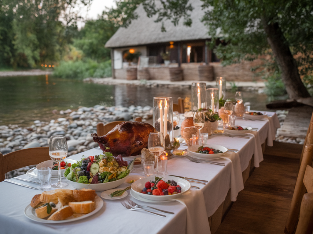 How to arrange a surprise private riverside dinner by the ouse with local suppliers