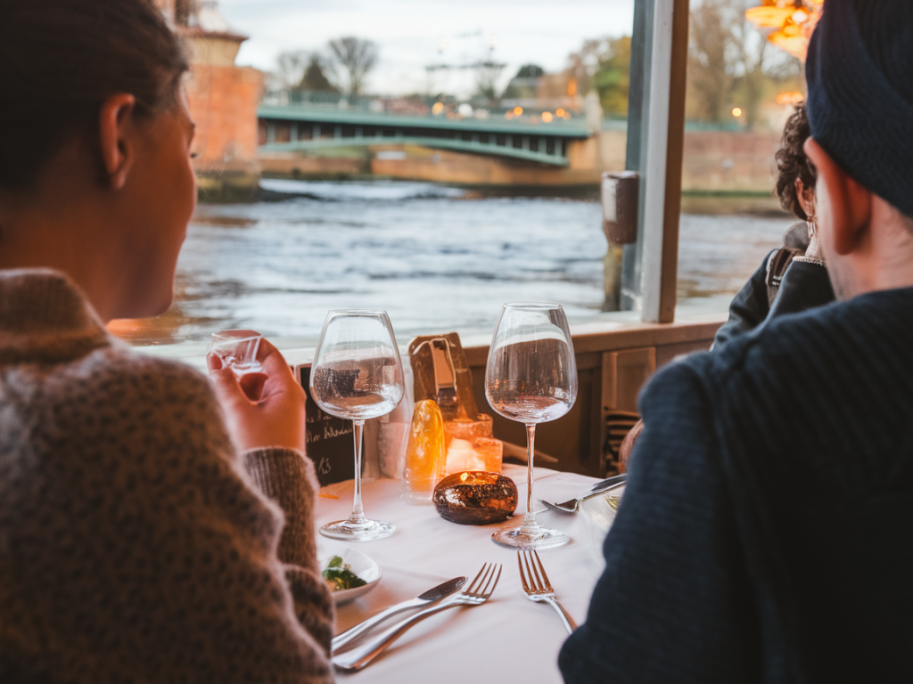 Where to eat riverside in york for authentic seasonal produce under £30
