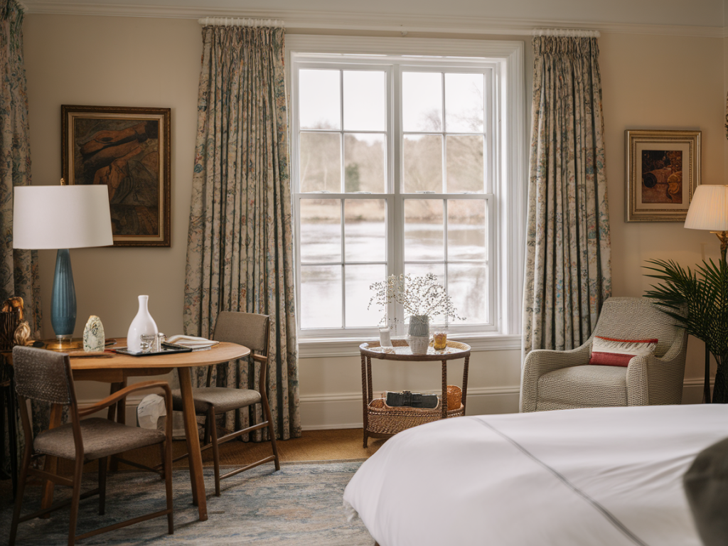 How to get a riverside room at fevershamlodge co with the clearest view of the ouse
